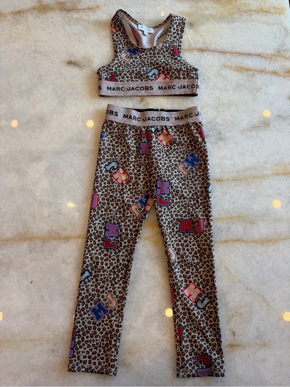 Marc Jacobs Kids Leopard Print Active Set - Sz 6